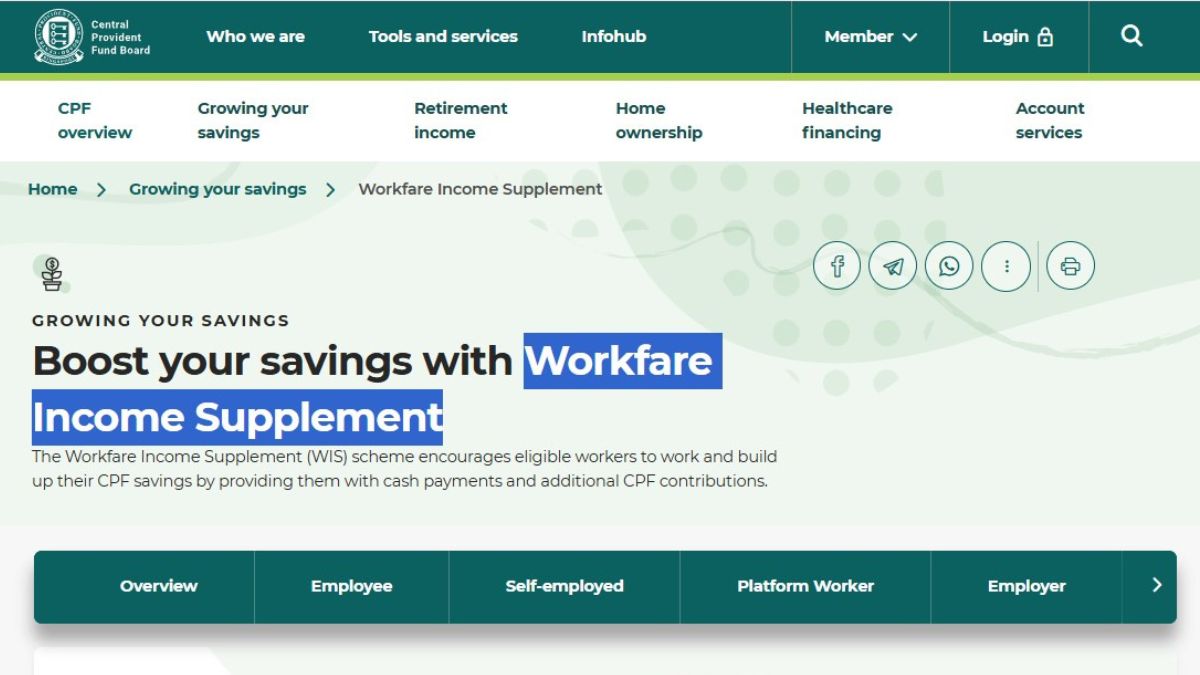 Workfare Income Supplement